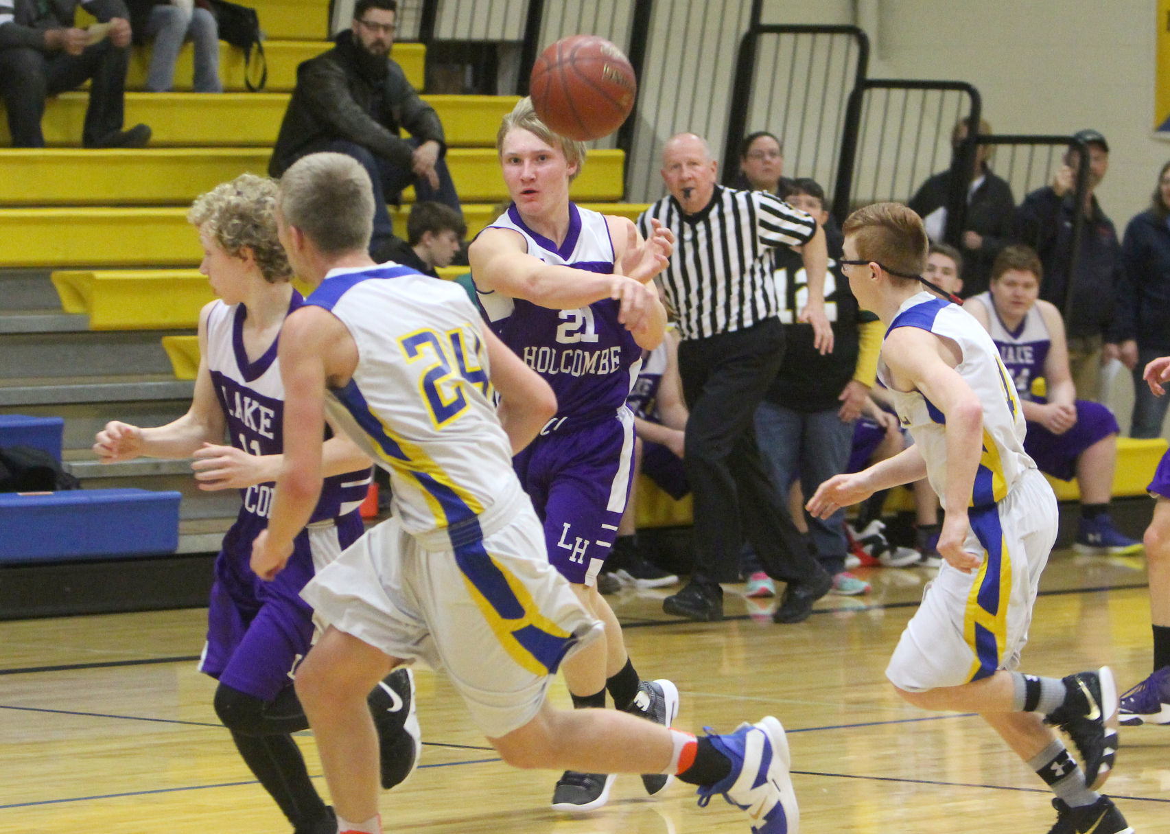 Lake Holcombe at Cornell boys basketball 1-10-19